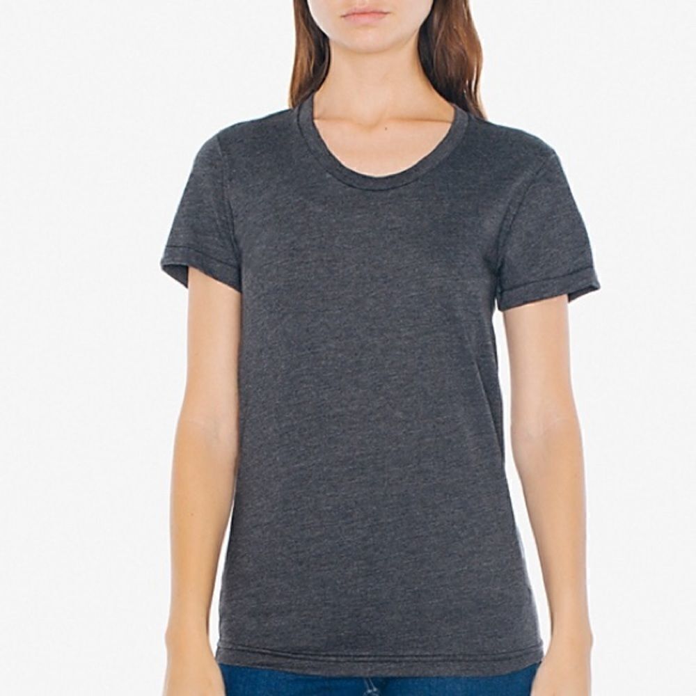 American Apparel Poly Cotton Gray Tee